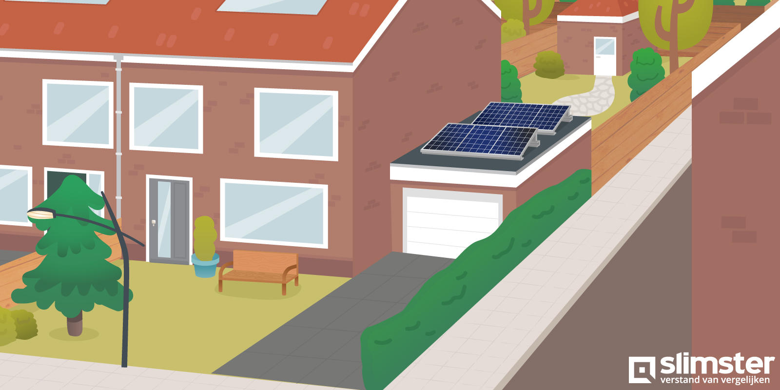 zonnepanelen op garage